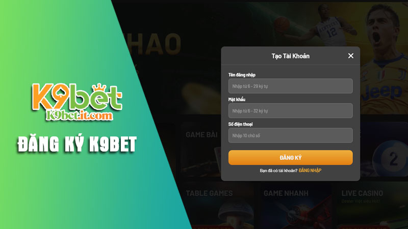 Sự cần thiết của việc đăng ký K9bet Sự cần thiết của việc đăng ký K9bet